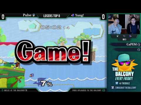 Melee @ the Balcony 79 - Losers Finals ft. ilovebagelz (Luigi) VS PajamaSam (Falco)