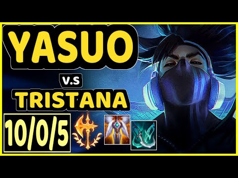 ABBEDAGGE (YASUO) vs TRISTANA - 10/0/5 KDA MID CHALLENGER GAMEPLAY - EUW