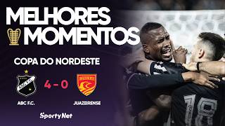ABC mete uma goleada em cima do Juazeirense e se classifica para SEMIFINAL - Melhores Momentos