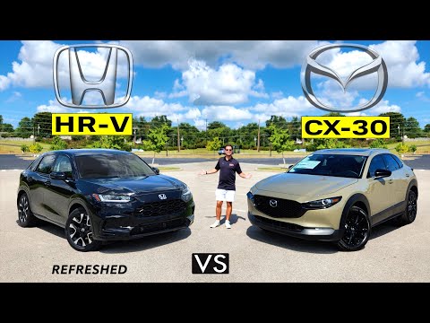 SMALL SUV BATTLE! -- 2026 Honda HR-V vs. 2025 Mazda CX-30: Comparison