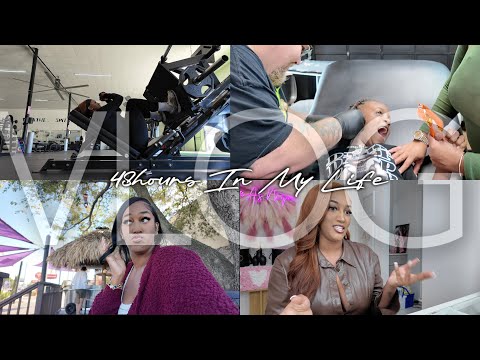 SPEND 48HOURS WITH ME VLOG| I TOOK MY SON TO GET HIS EARS PIERCED + WORKOUT+ JOB INTERVIEW + MORE!
