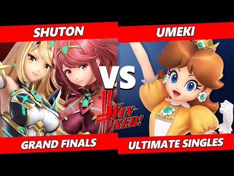 WINNER! #5 GRAND FINALS - Umeki (Daisy) Vs. Shuton (Pyra Mythra) SSBU Ultimate Tournament