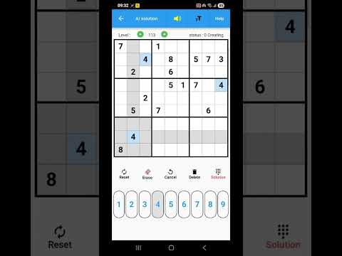 AI Sudoku solution - AI solves video thumbnail