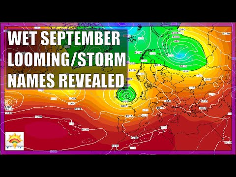 Ten Day Forecast: Storm Names Revealed And Wet September Looming?
