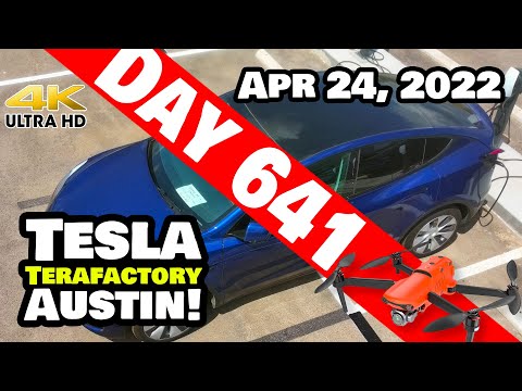 SECRET MODEL Y TESTING AT GIGA TEXAS! - Tesla Gigafactory Austin 4K  Day 641 - 4/24/22 - Tesla Texas