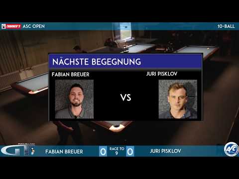 Thanner's ASC Open 2018 - Tag 3, Halbfinale, Fabian Breuer vs Juri Pisklov