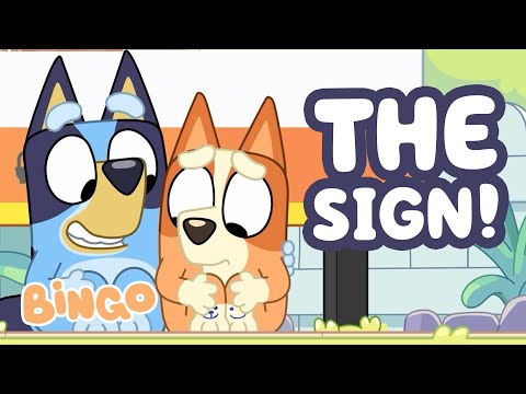 Bluey Tells a Story to Cheer Up Bingo 💙 | The Sign - Episode Highlight ⭐️ | Bingo - Official Channel