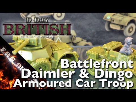 Review | BF Daimler Armoured Car Troop 1/100 (15mm) | Flames of War
