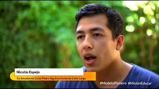 Image for Nicolás Espejo, exestudiante del Liceo Pedro Aguirre Cerda de Calle Larga.