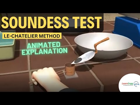 Festigkeitsprüfung nach der Le-Chatelier-Methode | Zementprüfung | Animierte Erklärung #Bauingeni...