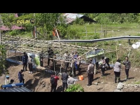 PUSDOKKES POLRI APRESIASI KEBUN KETAHANAN PANGAN POLDA SULBAR