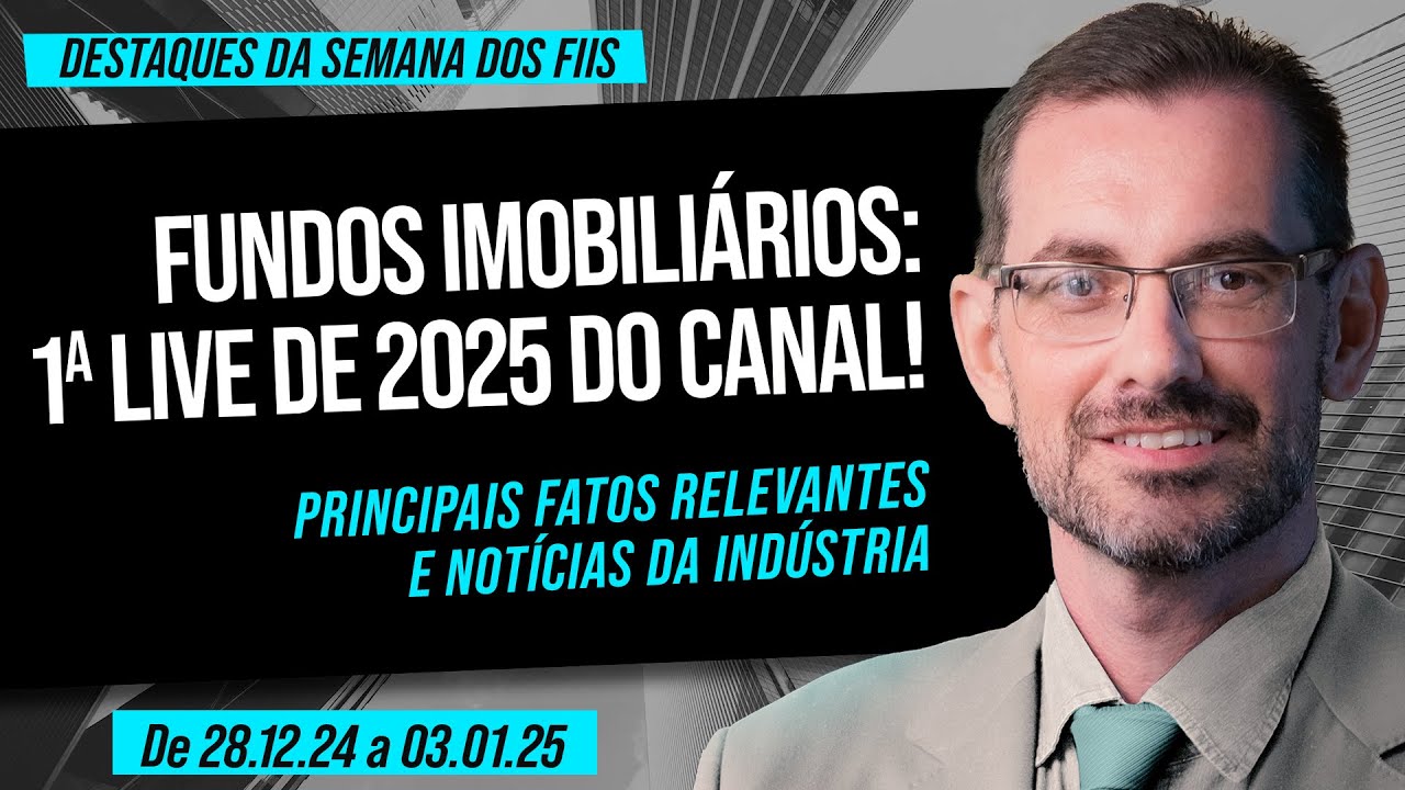 1ª Live do ano! FUNDOS IMOBILIÁRIOS com Prof. Baroni