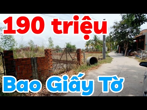 Đất thổ cư 190 triệu sổ hồng riêng gần Chợ trường học xã Long Thuận Tây Ninh cách TPHCM 70km