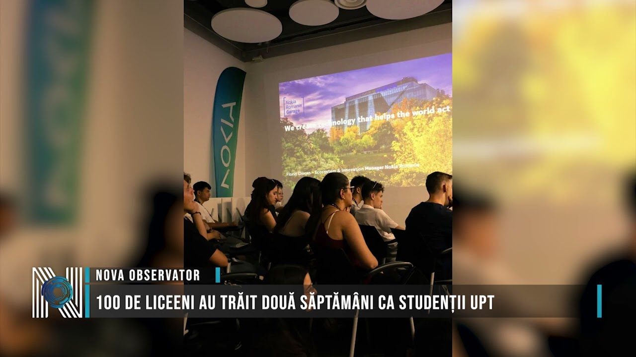 100 de liceeni au trăit două săptămâni ca studenții UPT
