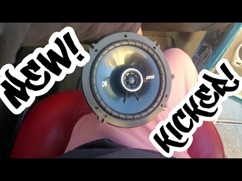 New Kicker Door Speakers! On My 2005 Dropped Chevy Silverado Single Cab