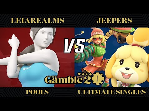 The Gamble 2 Pools - Leiarealms (Wii Fit) vs. Jeepers (Min Min, Isabelle) - SSBU