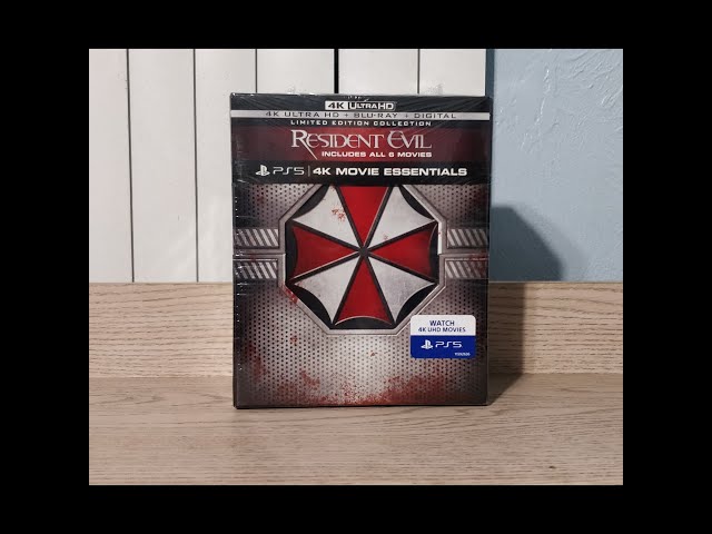 Vídeo relacionado con The Resident Evil 1-6 Collection - 6-Disc 4K UltraHD Set ( Resident Evil / Resident Evil: Apocalypse / Resident Evil: Extinction / Resident Evil: Afterlife / Resident Evil: Retribution / Res (Blu