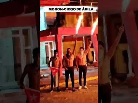 HOMENAJE MUSICAL A MORÓN | Cuando la calle habla, tiembla todo #shorts #cuba #protest