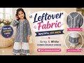3 4 Years Girl Dress Cutting Stitching Tutorial Beautiful Dress From Leftover Fabric