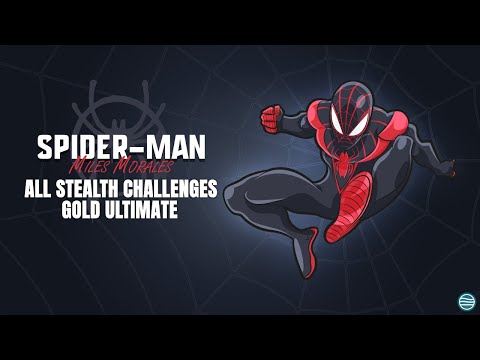 Spider-Man Miles Morales | All Stealth Challenges Gold Ultimate Done Easy