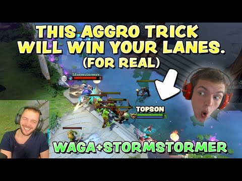 THIS AGGRO TRICK WILL WIN YOUR LANES | WAGA + STORMSTORMER
