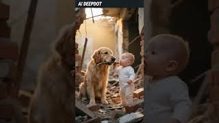 Golden Retriever Brings Blanket to Comfort Crying Child 🥹🐶 |
