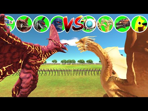 Kaiju Tournament 1VS1: Team King Ghidorah VS Team Rodan [ARBS]