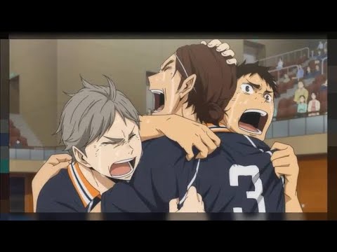 KARASUNO VS SHIRATORIZAWA ENDING SCENE | HAIKYUU