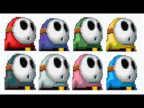 Mario Kart DS - All 8 Shy Guy Colors