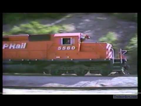 Classic Railroad Series 507 - CP Helper Sets at Stoney Creek June 1988