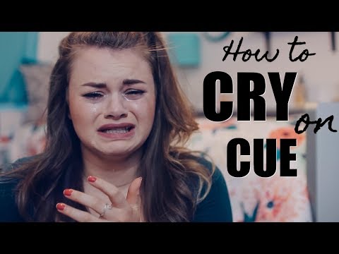 How to CRY ON CUE FAST! | Crying Tips for Acting!