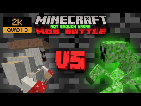 CRUSHROOM VS MUTANT CREEPER | Minecraft Mob Battle