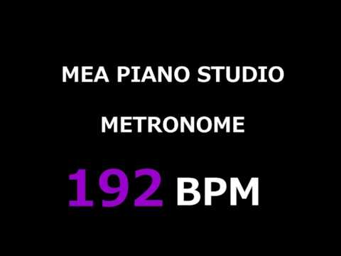 MEA Piano Studio Web Metronome 192 bpm