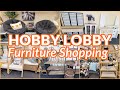 HOBBY LOBBY FURNITURE SHOPPING PATIO FURNITURE TABLES CONSOLES CHAIRS 2023