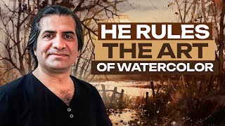 Learn From the Only Master of Watercolor | Javid Tabai's Genius Technique