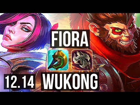 FIORA vs WUKONG (TOP) | 73% winrate, 4/0/2 | EUW Master | 12.14