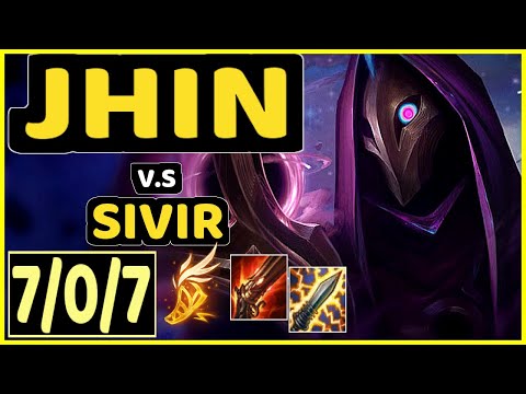 REKKLES (JHIN) vs SIVIR - 7/0/7 KDA BOTTOM ADC CHALLENGER GAMEPLAY - EUW