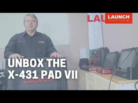X-431 PAD VII | Unbox the most powerful X-431 scanner | LAUNCH