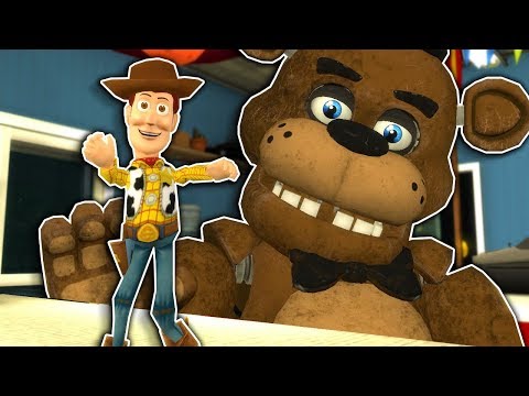 Giant Freddy Chases Toys in a Toy Story Map in Gmod! - Garry's Mod Multiplayer FNAF Survival