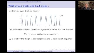 2021 03 08 NITheP Colloquium Gerard Milburn: Learning time: clocks and analogue machine learning