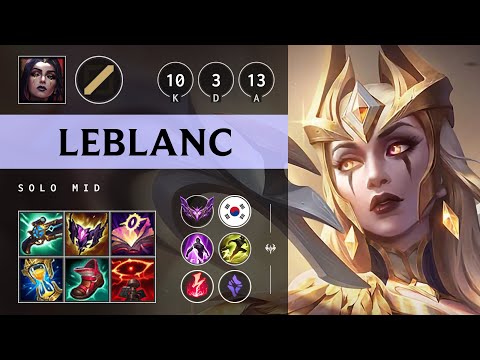 LeBlanc Mid vs Orianna - KR Master Patch 25.19