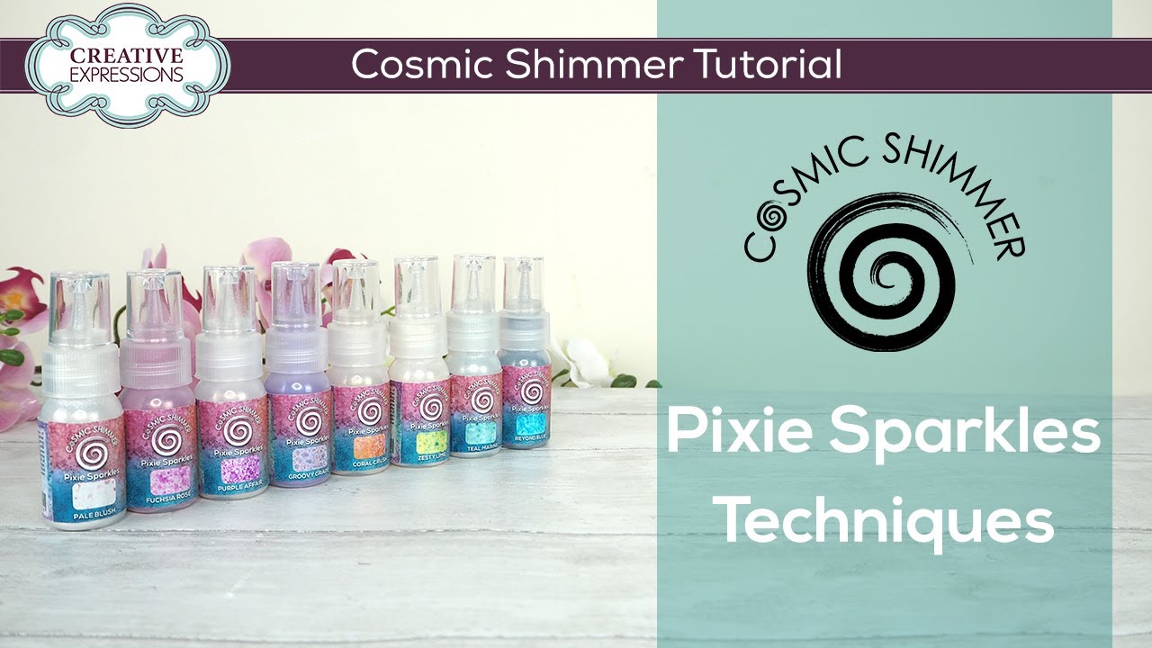 Cosmic Shimmer Pixie Sparkles -jauhe, sävy Copper Splash