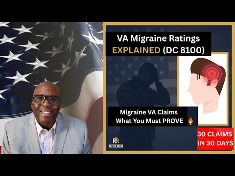 VA Disability Ratings for Migraine Headaches (Diagnostic Code 8100) | 30 VA Claims in 30 Days