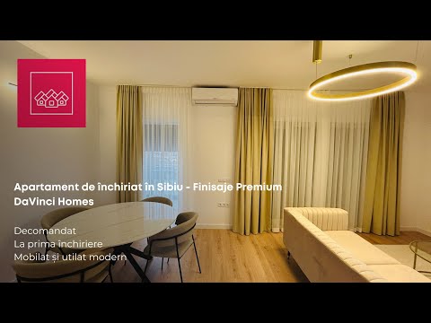 Apartamente de Inchiriat in Sibiu - 2 Camere si Terasa - finisaje Premium - Davinci Homes