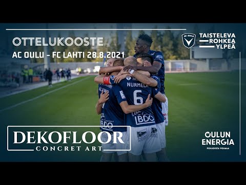 ACOTV: Dekofloor ottelukooste AC Oulu - FC Lahti 28.8.2021 (Veikkausliiga)