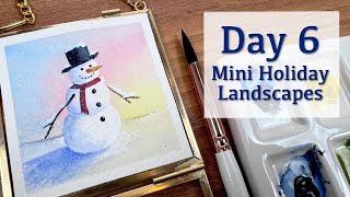 Day 6 of 12 Mini Holiday Landscapes - The Magic Of Frosty!