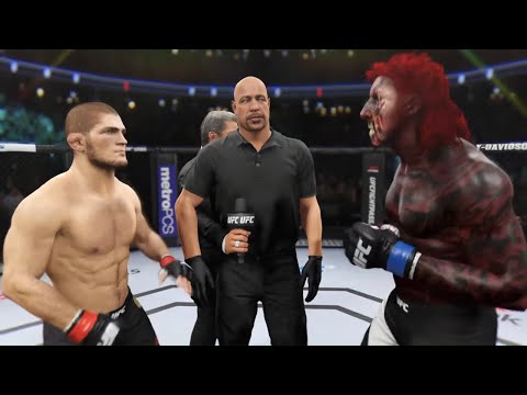 Khabib vs. Lava Demon - EA Sports UFC 2 - Champion Fights ☝️🦅
