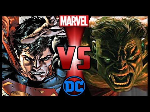 Rebirth Superman VS Immortal Hulk Marvel VS DC