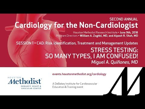 Stress Testing: So Many Types, I Am Confused! (Miguel A  Quiñones, MD)