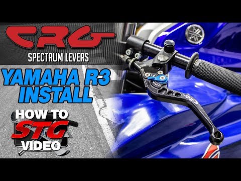 CRG Yamaha R3 Spectrum Levers Install | Sportbike Track Gear